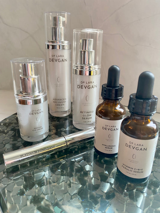 Custom Glass and Mirror Beauty Display Tray